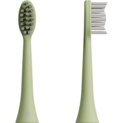 TESLA Smart Toothbrush TS200 Brush Heads Green 2x