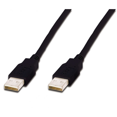 Assmann USB connection cable, type A 1m Black