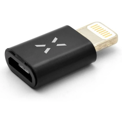 FIXED Link adapter charging and data transfer microUSB to Lightning Fekete