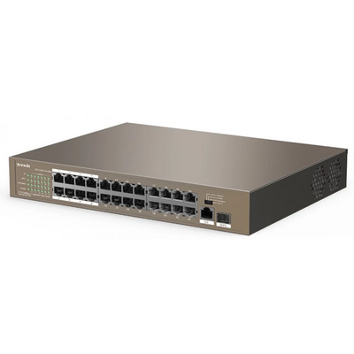 Tenda TEF1126P-24-250W Rackmount Switch With 24-Port PoE