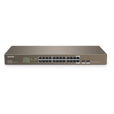 Tenda Switch - TEG1024F (24x1Gbps + 2x SFP; rack-mount)