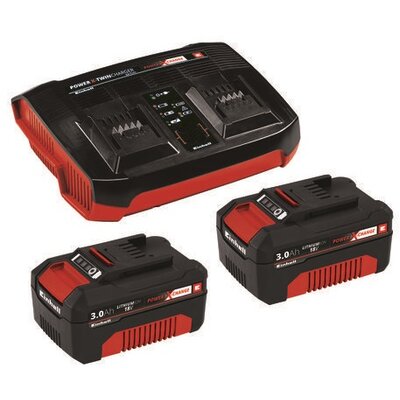 Einhell 4512083 2x3,0Ah & Twincharger Kit 2 db akkumulátor + töltő szett