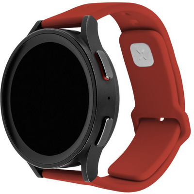 FIXED Silicone Sporty Strap Set for Apple Watch Ultra 49mm Red