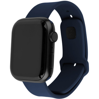 FIXED Silicone Sporty Strap Set for Apple Watch Ultra 49mm Blue