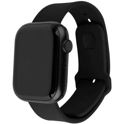 FIXED Silicone Sporty Strap Set for Apple Watch Ultra 49mm Black