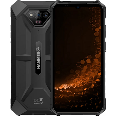 HAMMER Iron V 6/64GB Dual SIM okostelefon - fekete