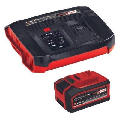 Einhell 4-6 Ah 18V Power X-Change & 6A Boostcharger Starter-Kit akku+töltő szett