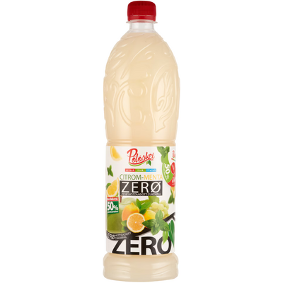 Pölöskei 1 L ZÉRÓ 50% citrom-menta szörp