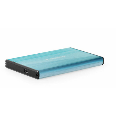 Gembird 2,5" EE2-U3S-3-B USB3.0 Enclosure Aluminium Blue