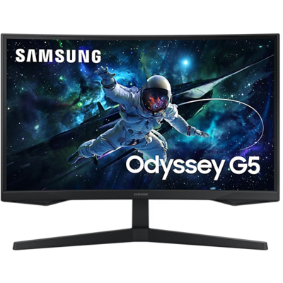 SAMSUNG Ívelt Gaming 165Hz VA monitor 32" G55C, 2560x1400, 16:9, 300cd/m2, 1ms, HDMI/DisplayPort
