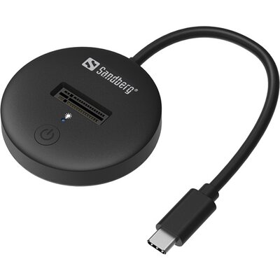 SANDBERG USB-C tartozék, USB 3.2 Dock for M.2+NVMe SSD