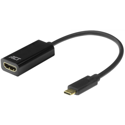ACT AC7305 USB-C to 4K HDMI Adapter Black