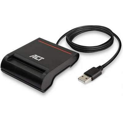 ACT USB Smart ID Card Reader Black