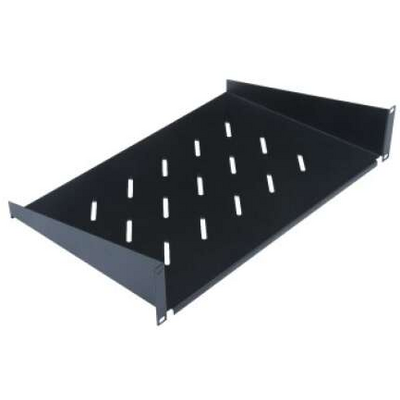 WP Fixed Shelf 1U 350 mm, Black RAL 9005