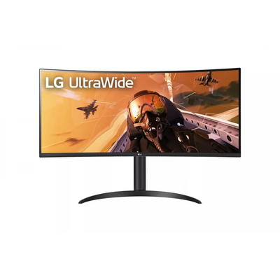 LG Ívelt monitor 34" 34WP75CP, 3440x1440, 21:9, 300cd/m2, 5ms, 2xHDMI/DisplayPort/USB-C/2xUSB, hangszóró, 160Hz, HDR10