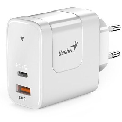 Genius PD-65AC 65W USB/Type-C fehér hálózati adapter