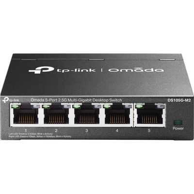 TP-LINK Switch 5x2.5Gbps Fémházas (Omada), DS105G-M2