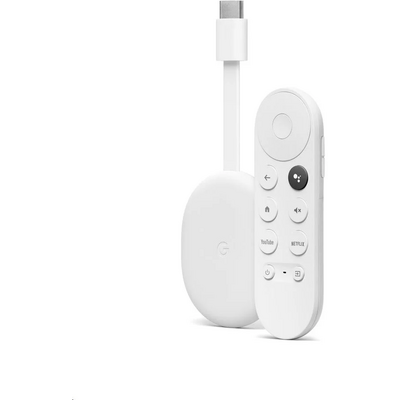 Google Chromecast 4K + Google TV White