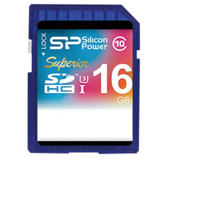 Silicon Power SDHC Superior 16GB UHS-I U3