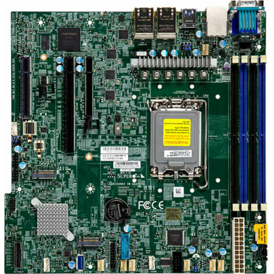 Supermicro szerver alaplap X13SCH-LN4F 1xLGA1700/4UDIMM/8SATA3/M.2/4xi210/microA