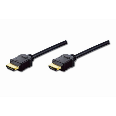 Assmann HDMI Standard connection cable type A 2m Black