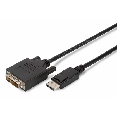 Assmann DVI connection cable DVI-D (Dual Link) (24+1) M/M 3m Black