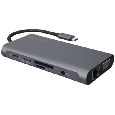 Raidsonic IcyBox IB-DK4040-CPD USB Type-C DockingStation with two video interfaces