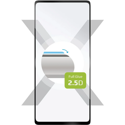 FIXED teljes kijelzős üvegfólia Samsung Galaxy S20 FE/FE 5G telefonokhoz, fekete