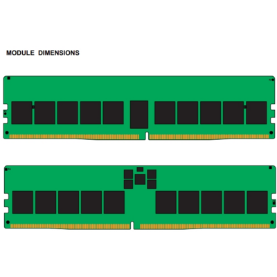 Kingston 32GB 4800MT/s DDR5 ECC Reg CL40 DIMM 1Rx4 Hynix M Rambus