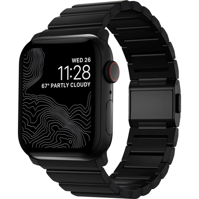 Nomad Titanium Band, black - Apple Watch Ultra (49mm) 8/7 (45mm)/6/SE/5/4 (44mm)/3/2/1 (42mm)