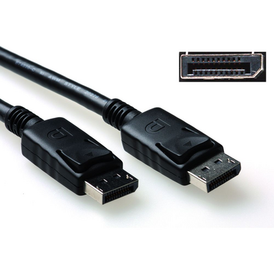 ACT DisplayPort Cable male-male 2m Black