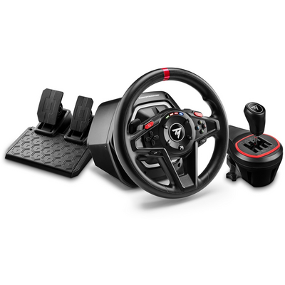 Thrustmaster T-128 Shifter Pack Xbox One/Series X/S/PC versenykormány + Add-On váltó + pedál csomag