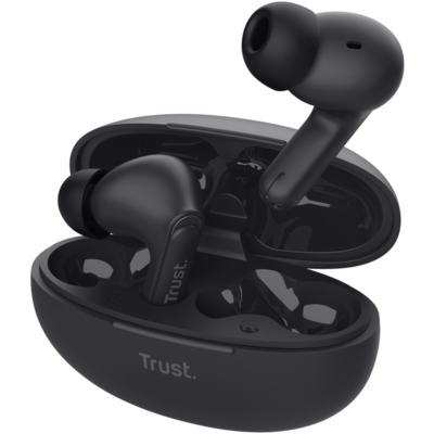 Trust 25296 Yavi ENC True Wireless Bluetooth fekete fülhallgató