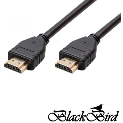 BLACKBIRD Kábel HDMI male/male összekötő 4K, 20m Fekete