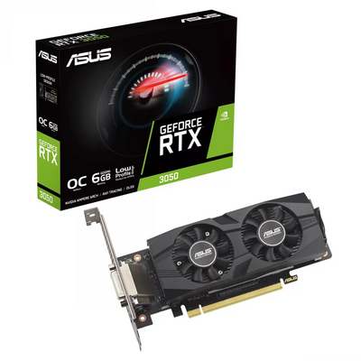 ASUS NVIDIA GeForce RTX 3050 LP BRK 6GB GDDR6 - RTX3050-O6G-LP-BRK