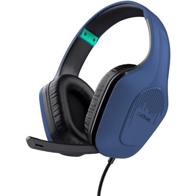 Trust 24991 GXT415B Zirox vezetékes kék gamer headset