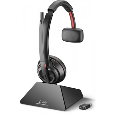 Poly Plantronics Savi 8210-M UC USB-A DECT Headset Black