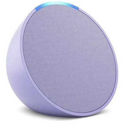 Amazon Echo Pop Full sound compact Bluetooth smart speaker with Alexa Lavender Bloom