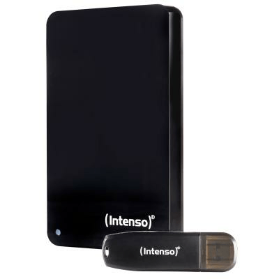 Intenso 1TB 2,5" USB3.0 Memory Drive Black + 32GB USB Stick