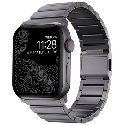 Nomad Aluminum Band, space grey - Apple Watch Ultra (49mm) 8/7 (45mm)/6/SE/5/4 (44mm)/3/2/1 (42mm)