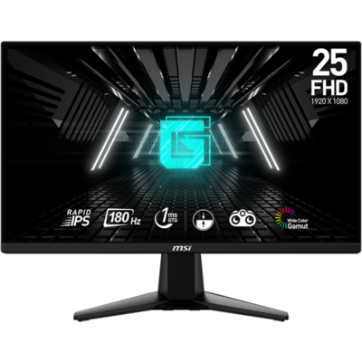 MSI Monitor GAMING G255F Rapid IPS LED 24,5" FHD 1920x1080, 16:9, 1000:1 CR, 300cd/m2, 1ms, 180Hz, DP, 2x HDMI