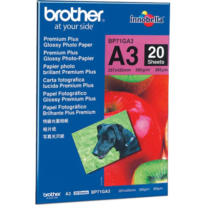Brother Innobella Premium Plus 260g A3 20db Fényes Fotópapír