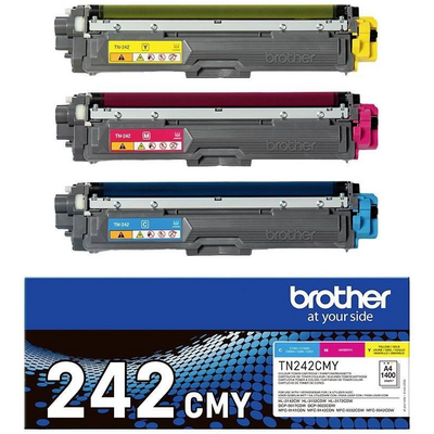 Brother TN-242CMY TONER MULTIPACK 1400P /MFC-9142CDN/9332CDW/42CDW