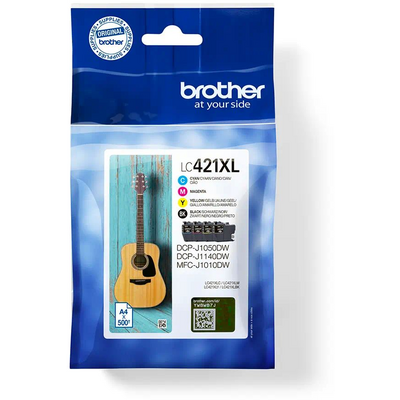 Brother LC-421XL VALUE PACK INK BLACK C F. DCPJ1050DW/J1140DW/MFCJ1010DW