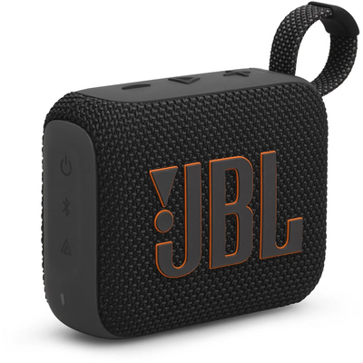 JBL Go 4 BLK fekete hordozható Bluetooth hangszóró