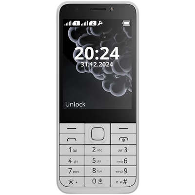 Nokia 230 (2024) 2,8" DualSIM fehér mobiltelefon