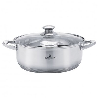 Berlinger Haus BL-3308A Satin Gourmet Line 20 cm fedővel, alacsony lábas