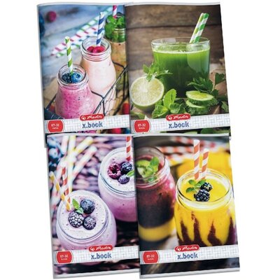 Herlitz Smoothie A4 87-32 kockás füzet