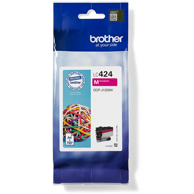 Brother LC-424M INK MAGENTA F/ DCP-J1200W F/ 750P.