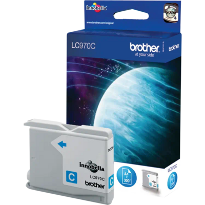 Brother LC-970C INK CARTRIDGE CYAN F/ DCP-135C -150C MFC-235C